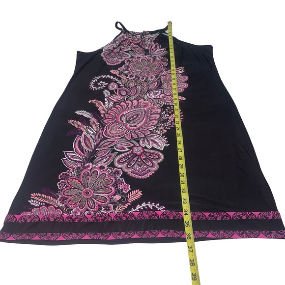 INC Hardware Tank Top Black Cascading Fest Lightweight Stretch Sz Petite XL - Picture 10 of 15